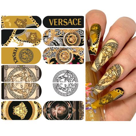 Versace Nail Decal .